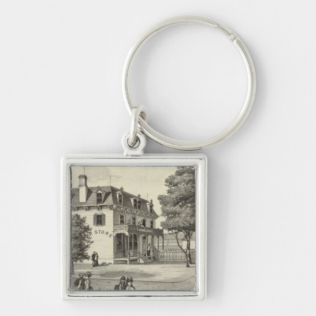 Llavero Propiedad de Wm V Reid, Villa Park, NJ (Frente)