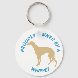 Llavero Propiedad orgullosamente de un Whippet