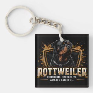 Llavero 🐾 Propietario de perro Rottweiler Recuerdo famili