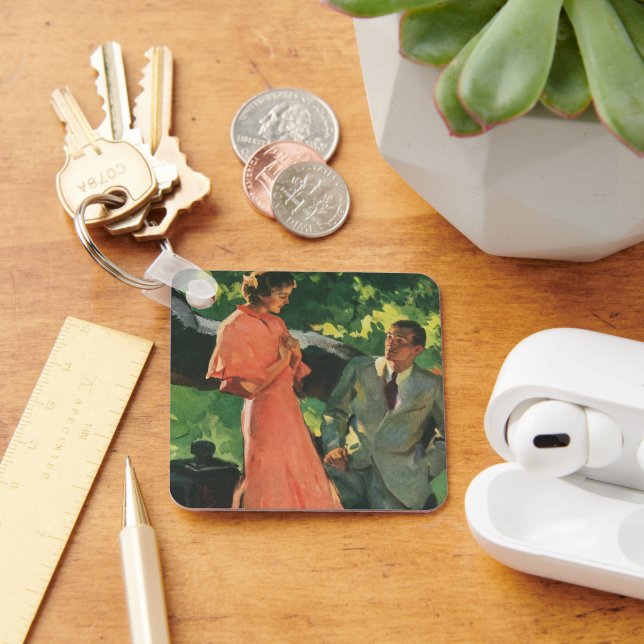 Llavero Propuesta de Vintage; ¿Te Casarás Conmigo? (Escritorio )