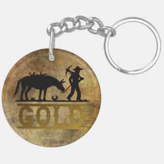 Llavero Prospector del oro