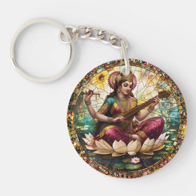 Llavero Protección contra deidad hindú Energía espiritual  (Frente)