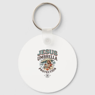 Llavero Protección de paraguas de Jesús Protección de para