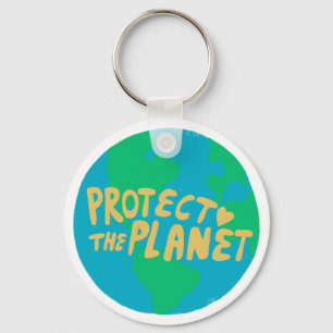 Llavero PROTEGER EL PLANETA GUARDAR Eco Green