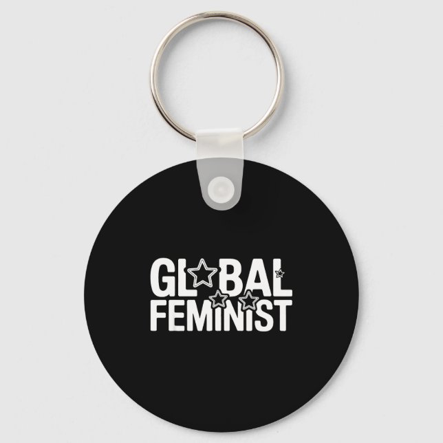 Llavero Protesta de Empoderamiento de Igualdad Feminista G (Anverso)
