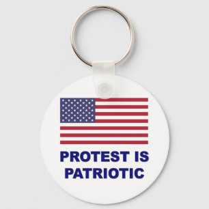 Llavero Protesta patriótica