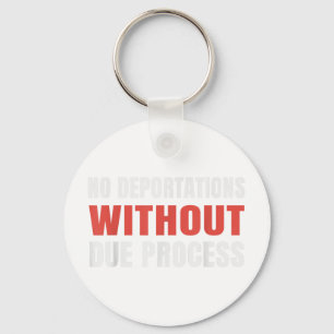 Llavero Protesta política sin deportaciones sin debido con