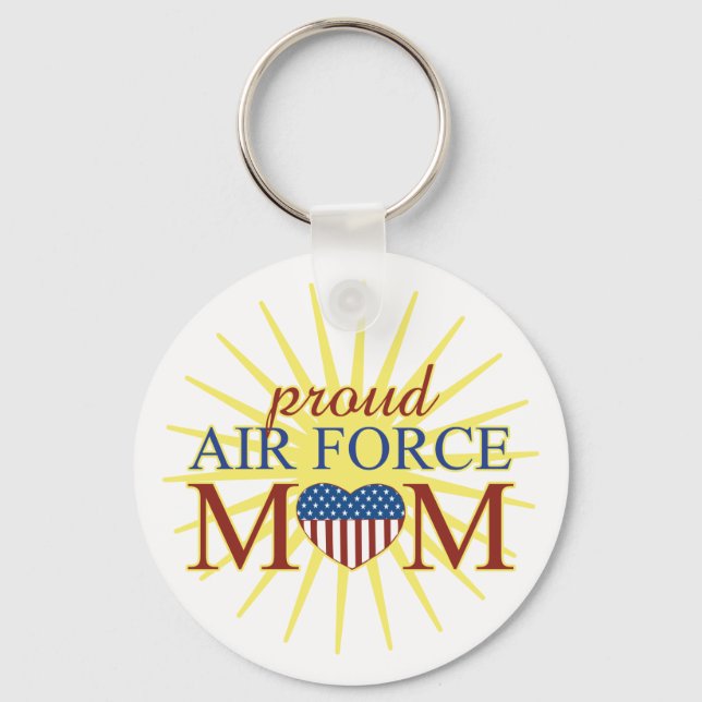 Llavero Proud Air Force Mom (Anverso)