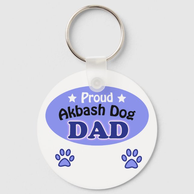 Llavero Proud Akbash Dog Dad (Anverso)