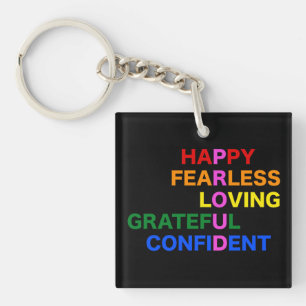Llavero PROUD Bright Black Keychain