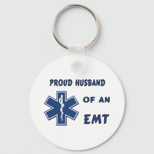 Llavero Proud Husband Of An EMT