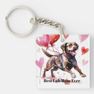 Llavero Proud Labrador Mom Necklace | Valentine's Day Dog 