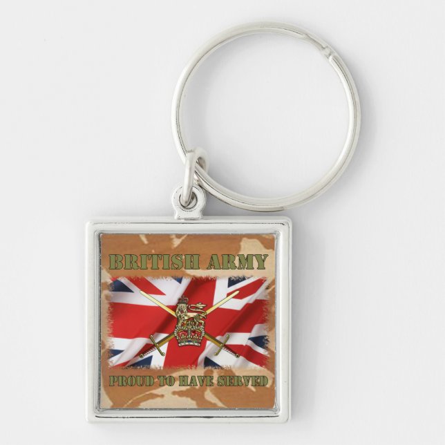 Llavero Proud to UK have served ...... (Frente)