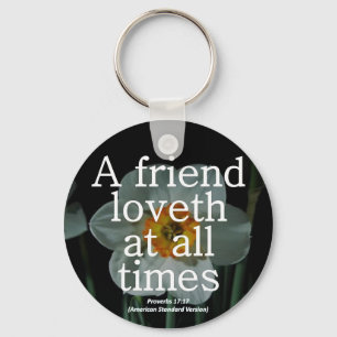 Llavero Proverbios de amistad 17:17 Condensados