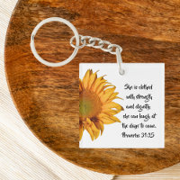 Proverbios de girasol 31:25 Biblia contra cristian