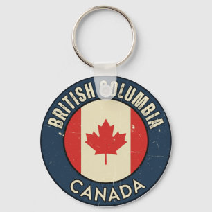 Llavero Provincia de Columbia Británica Canadá