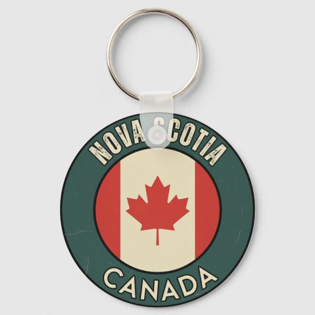 Llavero Provincia de Nueva Escocia Canadá (Anverso)