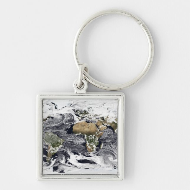 Llavero Proyección cilíndrica equidistante (Frente)