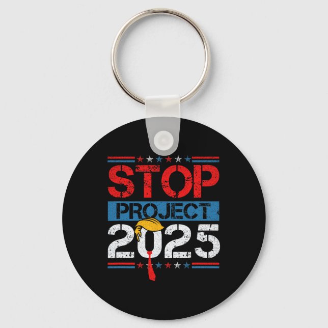 Llavero Proyecto 2025 de Trump contra Trump 1 (Anverso)