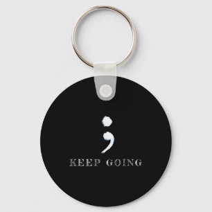 Llavero Proyecto Semicolón Concienciación sobre Salud Ment
