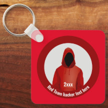 Prueba de lápiz - Equipo rojo - logotipo de hacker