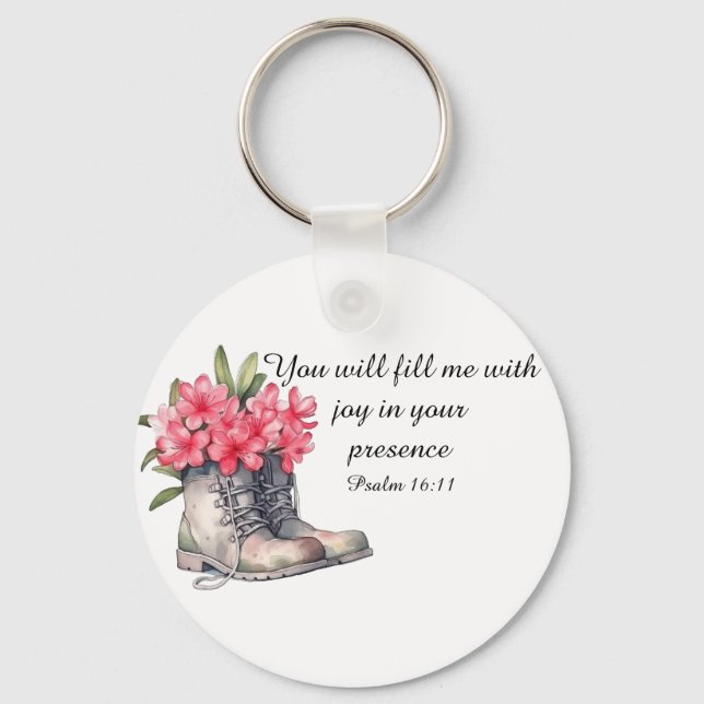 Llavero Psalm 16:11 Keychain (Anverso)
