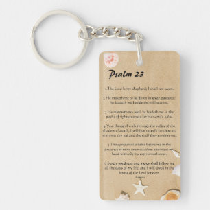 Llavero Psalm 23   keychain