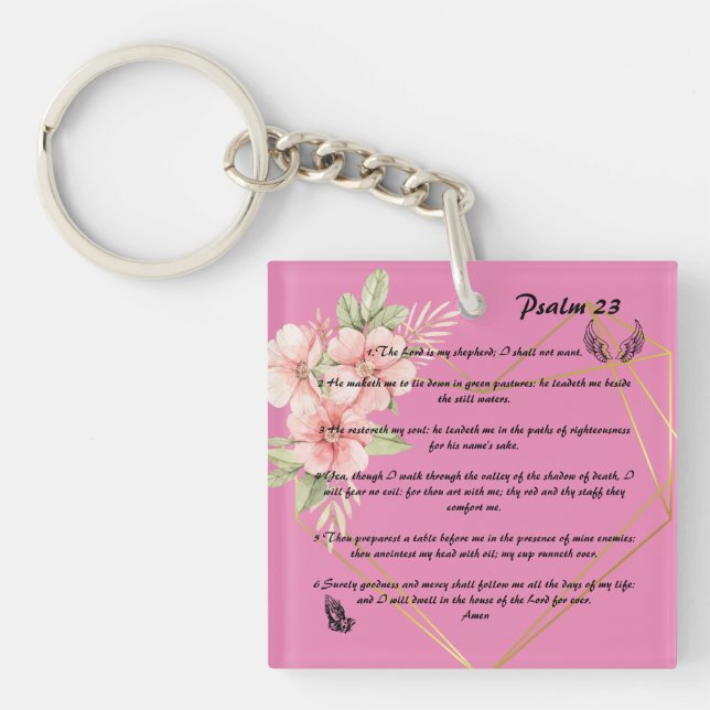 Llavero Psalm 23    keychain (Frente)
