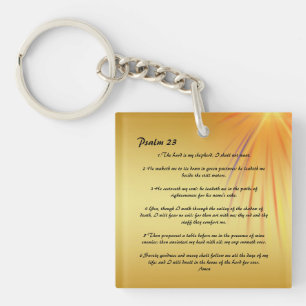 Llavero Psalm 23   keychain