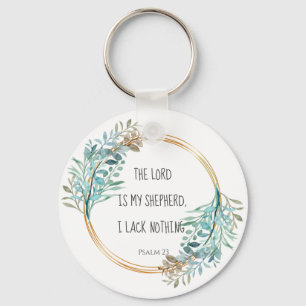 Llavero Psalm 23 The LORD is my shepherd, Scripture
