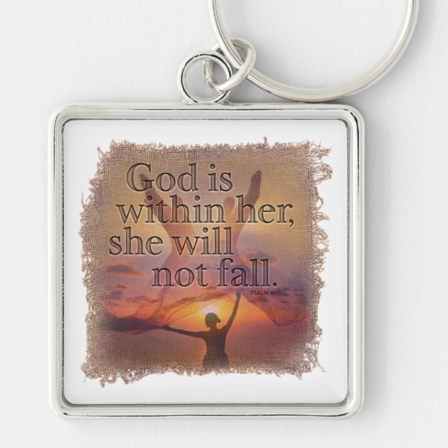 Llavero PSALM 46:5 - Keychain (Frente)
