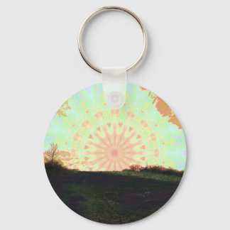 Llavero Psicodélico, benéfico Keychain Sunset Hill