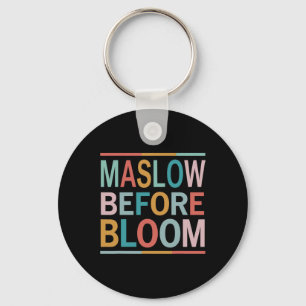 Llavero Psicólogo Maslow Antes de que Bloom Apresurara al