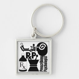 Llavero Psicólogo prescriptor de LOGO RxP.