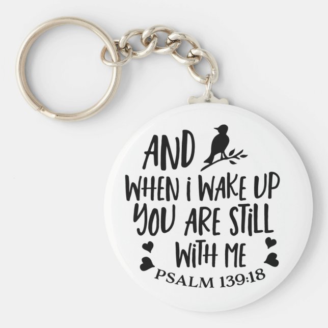 Llavero Pslam 139:18 Keychain (Frente)