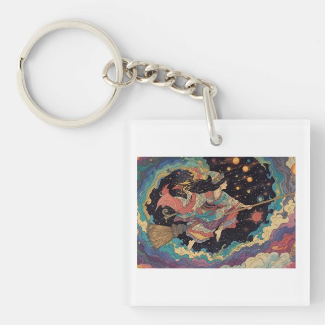 Llavero Psychedelic witch keyring (Frente)