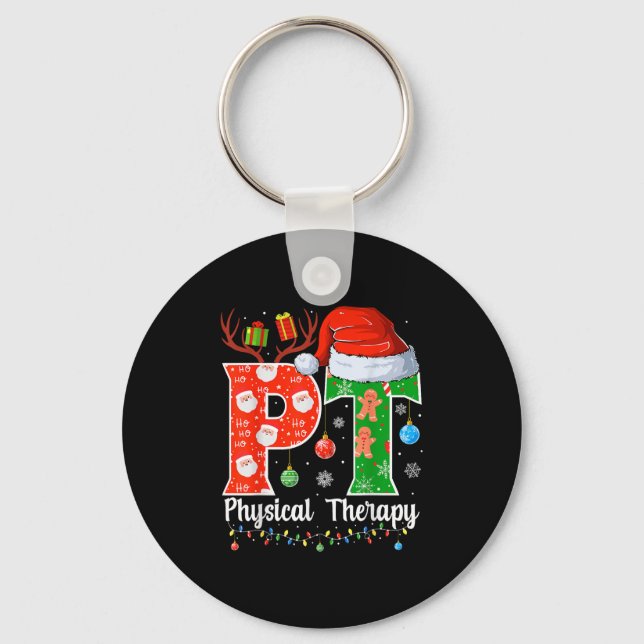 Llavero Pt Christmas Physical Therapy Christmas Pt Xmas  (Anverso)