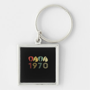 Llavero Púa de guitarra Guitarista 1970