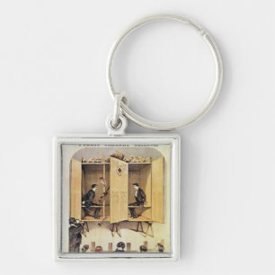 Llavero Publicidad de poster un funcionamiento psíquico