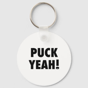 Llavero ¡Puck Yeah! T Hockey S Para Los Fans