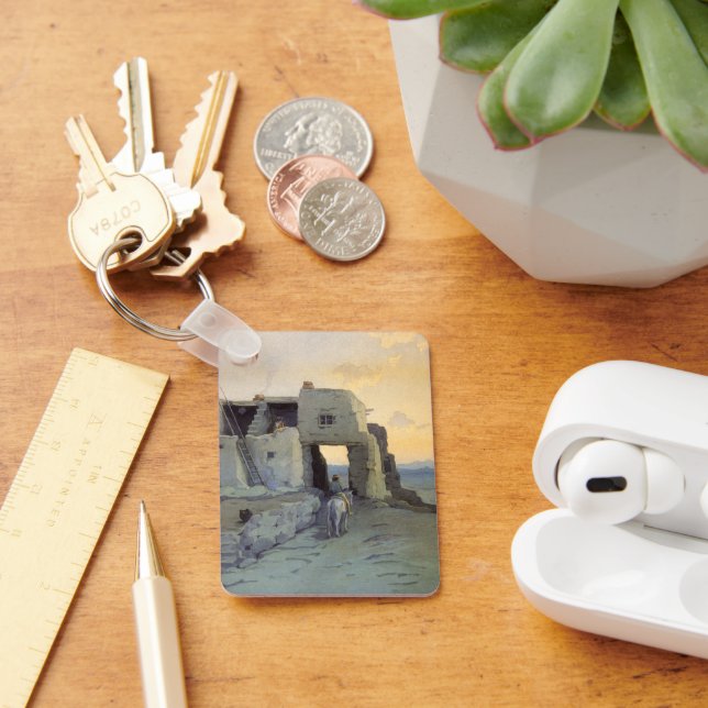 Llavero Pueblo de Walpi por Marion Kavagh Wachtel (Escritorio )