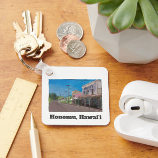Llavero Pueblo Histórico de Plantación Hawaiana Honomu Nos