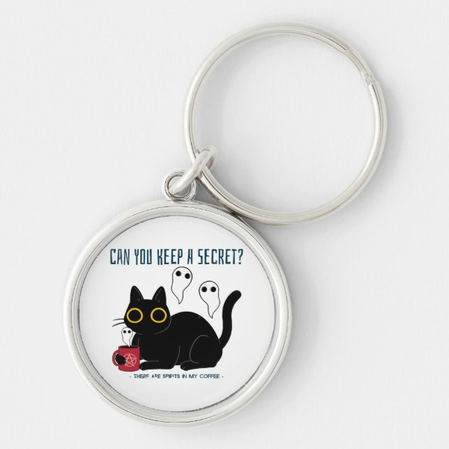 Llavero "¿Puedes Guardar Un Secreto? Hay Espíritus En Mi C (Frente)