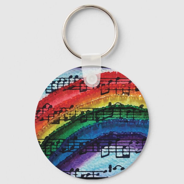 Llavero Puedo Cantar Un Arcoiris (Anverso)