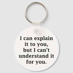 Llavero Puedo explicarlo a usted