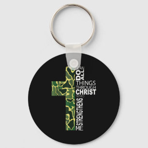 Llavero Puedo hacer todas las cosas a través de Cristo que