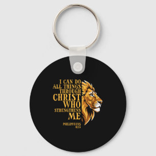 Llavero Puedo Hacer Todas Las Cosas León Cristiano Dios Je
