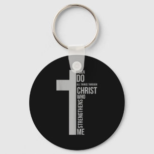Llavero Puedo hacer todas las cosas por medio de Cristo qu