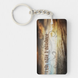 Llavero "Puedo marcar la diferencia" Motivación Afirmación