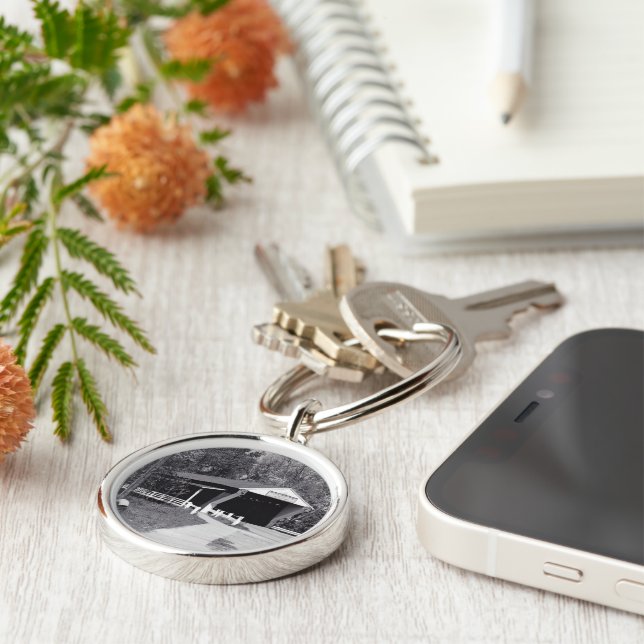 Llavero Puente cubierto (Lado)